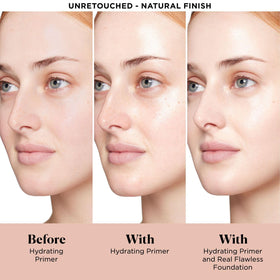 Laura Mercier texture close-up showing smooth hydrating cream