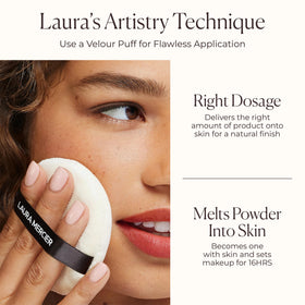 laura mercier shade swatches on skin showing range and color-true performance