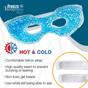 L'AUTRE PEAU mask on model relaxing to relieve eye strain