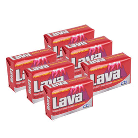 Lava pumice bar front packaging showing product and size for reliable cleaning