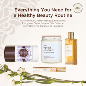 Lavanila applied underarm in lifestyle context for confidence