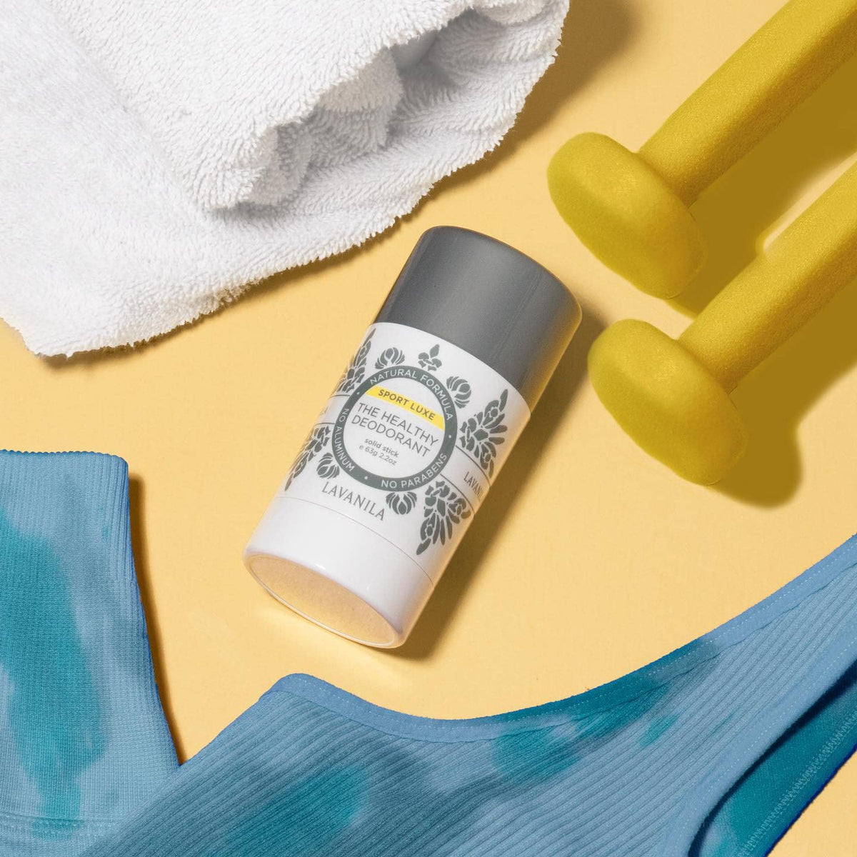Lavanila visual emphasizing beta glucan ingredient supporting odor control benefit
