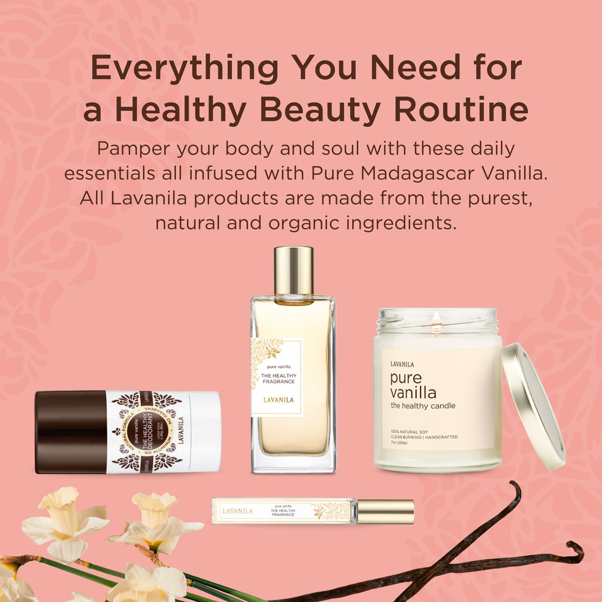 LAVANILA in hand in casual setting conveying daily-use convenience