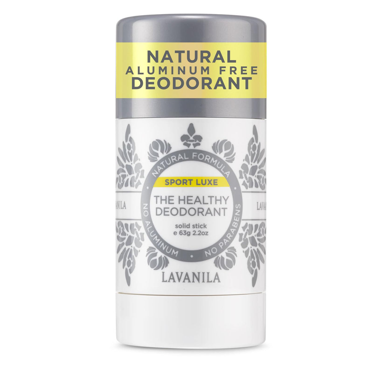 Lavanila front packaging showing 2 oz stick and fresh sport scent benefit