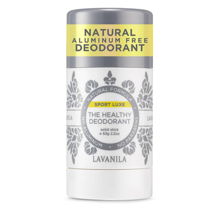 Lavanila front packaging showing 2 oz stick and fresh sport scent benefit