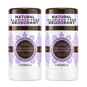 Lavanila front packaging showing duo pack and scent benefits