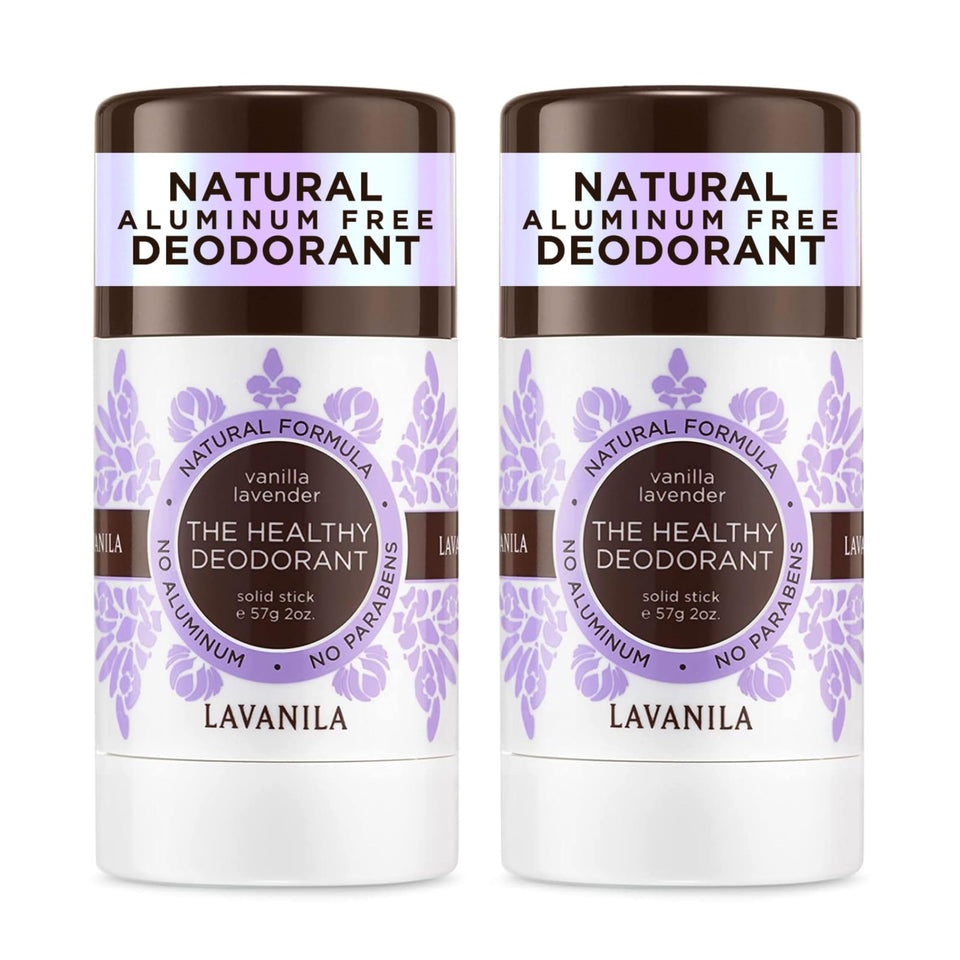 Lavanila front packaging showing duo pack and scent benefits