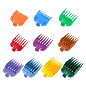 LAVEST front view packaging showing ten color-coded guards and brand