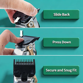 LAVEST label and compatibility list visible to confirm fit with Wahl-style clippers benefit