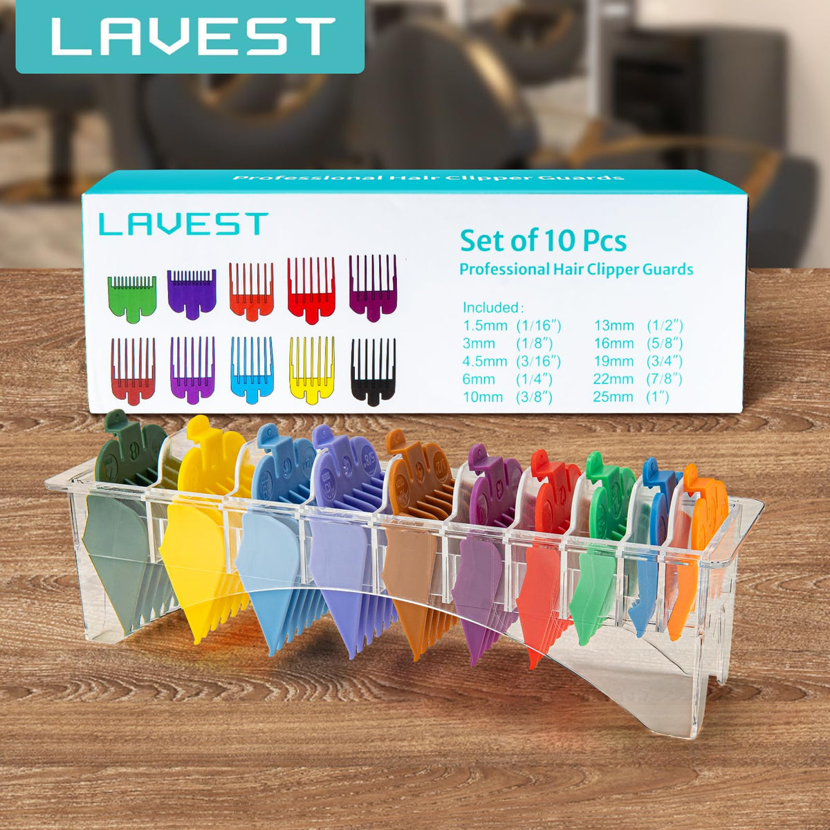 LAVEST guard in hand showing scale and ergonomic handling advantage