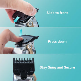 LAVEST guard size markings visible to quickly identify 1/16" to 1" lengths for accuracy