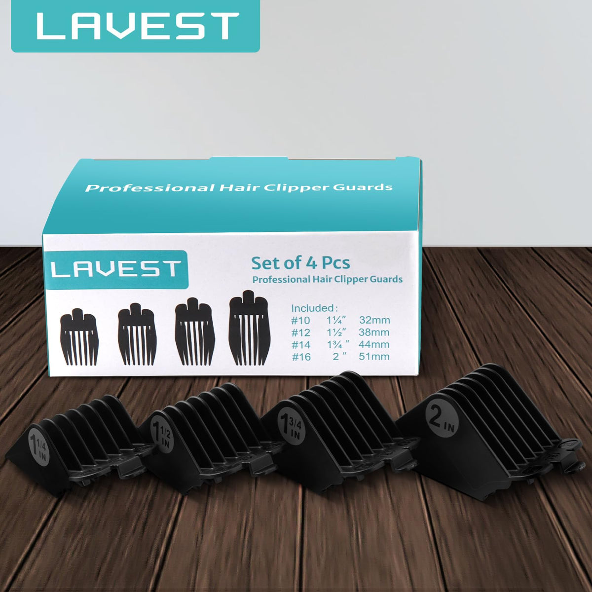 LAVEST guards stored in organizer case demonstrating neat storage and protection