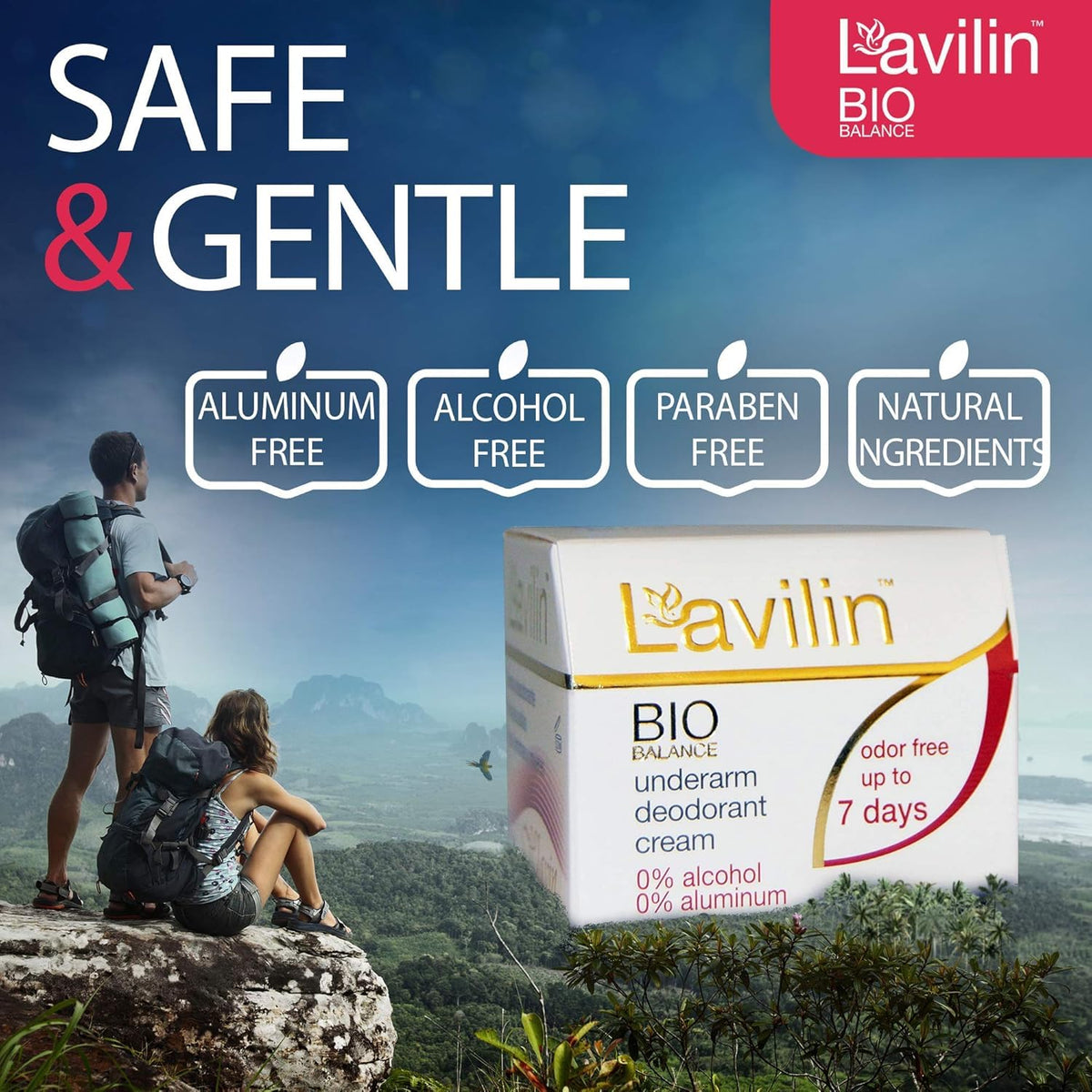 Lavilin application on finger demonstrating small dab required for coverage