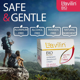 Lavilin application on finger demonstrating small dab required for coverage