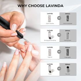 Lavinda sanding band on electric drill in use for precise shaping