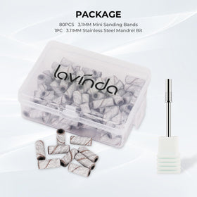 Lavinda salon table with bands in use for professional finishing