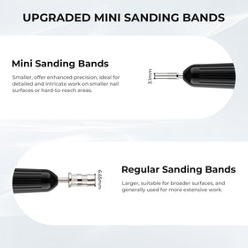 Lavinda bands beside ruler showing 3.1mm fit and size clarity