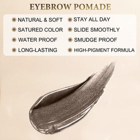 LAVONE brow stamp leaving a symmetrical imprint for fast shaping