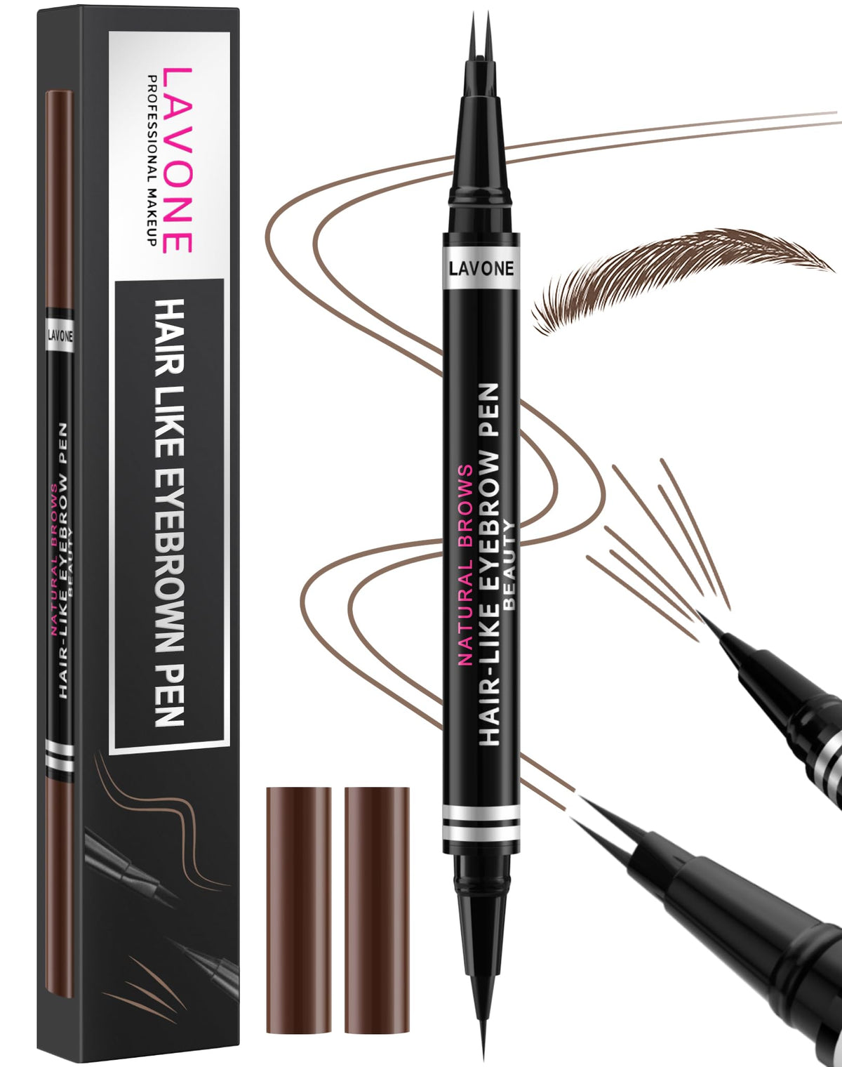 LAVONE front packaging dark brown showing product and benefits