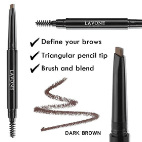 LAVONE liquid eyeliner precision tip delivering sharp, controllable lines