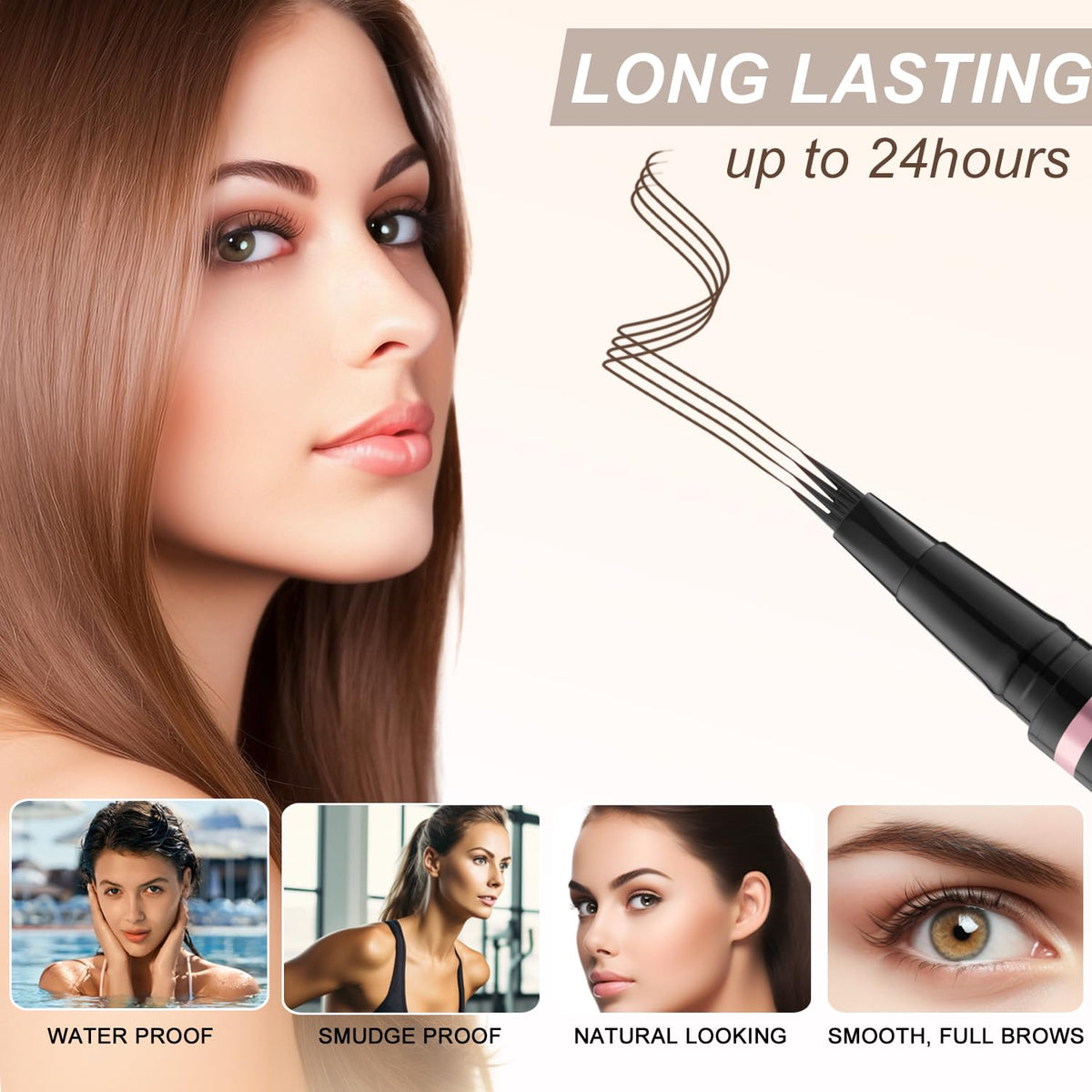 LAVONE liquid eyeliner tip precision for clean, long-lasting eye definition