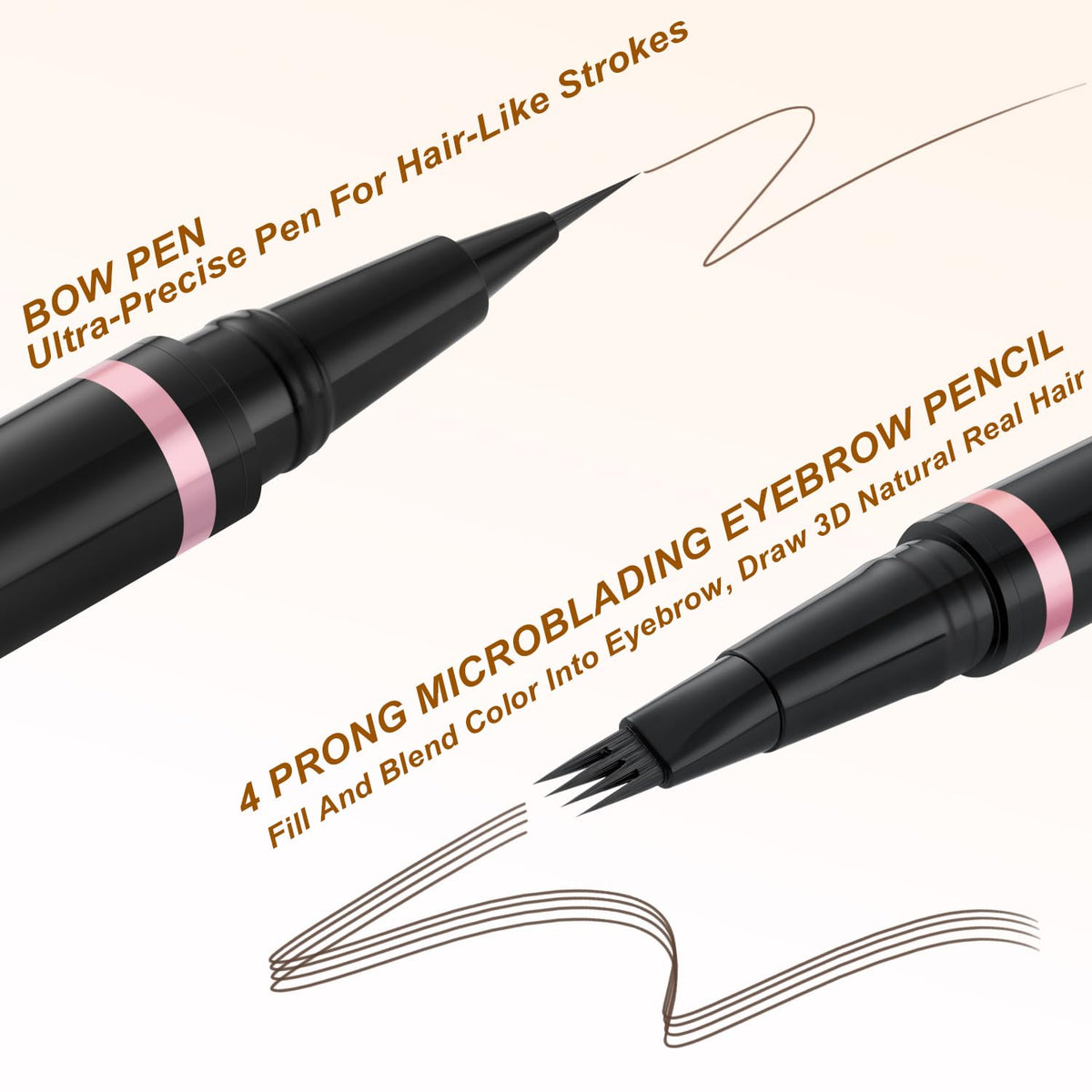 LAVONE pomade texture swatch delivers high-pigment hold for fuller brows