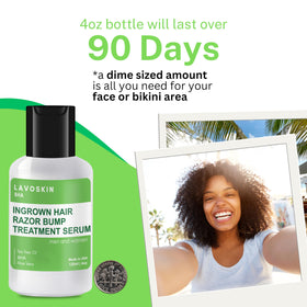 lavoskin label close-up highlighting salicylic acid and tea tree benefits