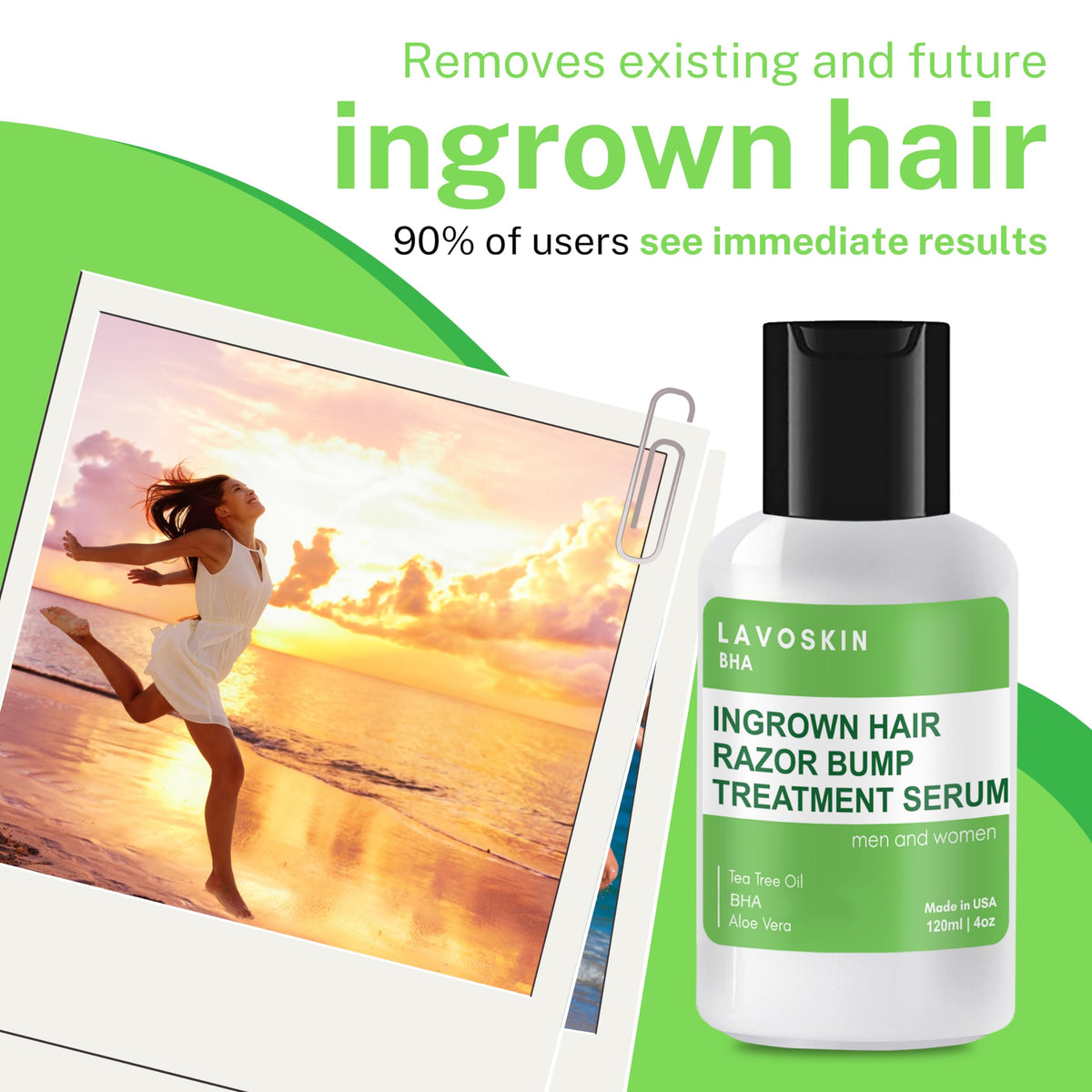 lavoskin gel texture closeup showing lightweight soothing consistency