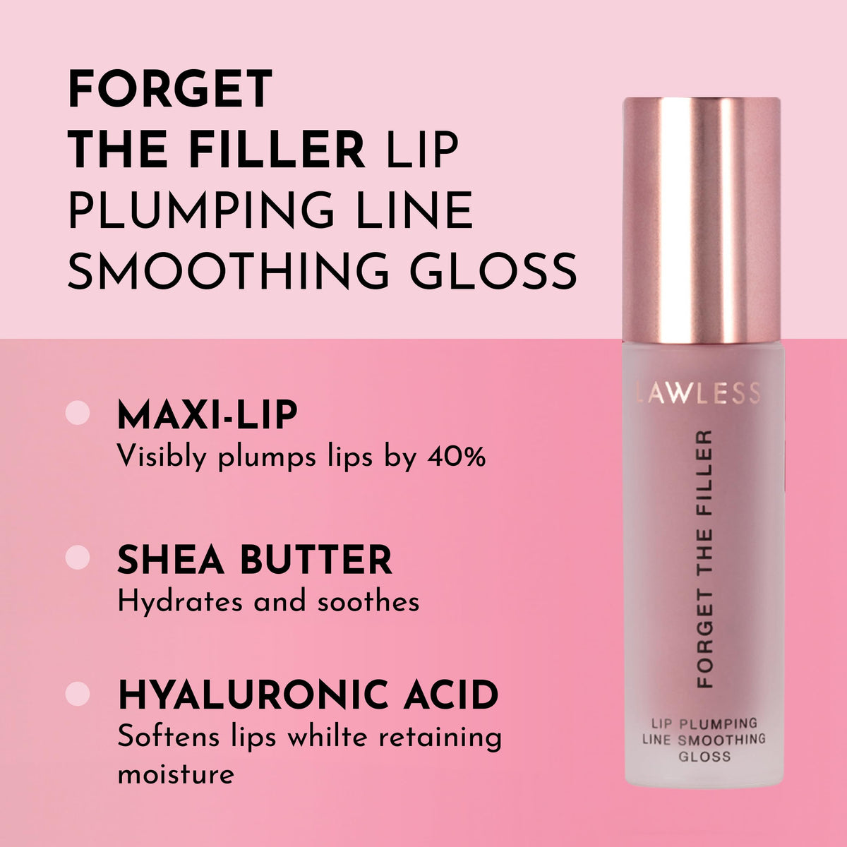 LAWLESS close-up of plush applicator and creamy texture delivering smooth application