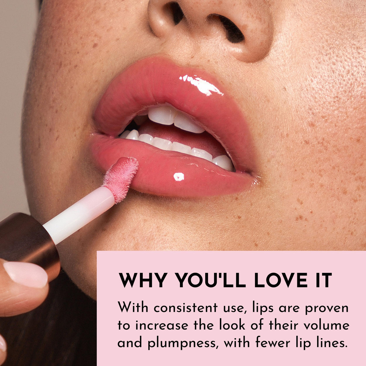 LAWLESS next to standard lipstick for scale showing compact 0.11 fl oz travel-friendly benefit