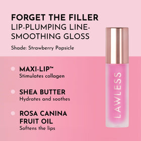 Lawless doe-foot applicator poised to apply gloss for precise, even coverage