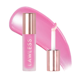 Lawless front packaging showing Strawberry Popsicle tint and glossy finish benefit