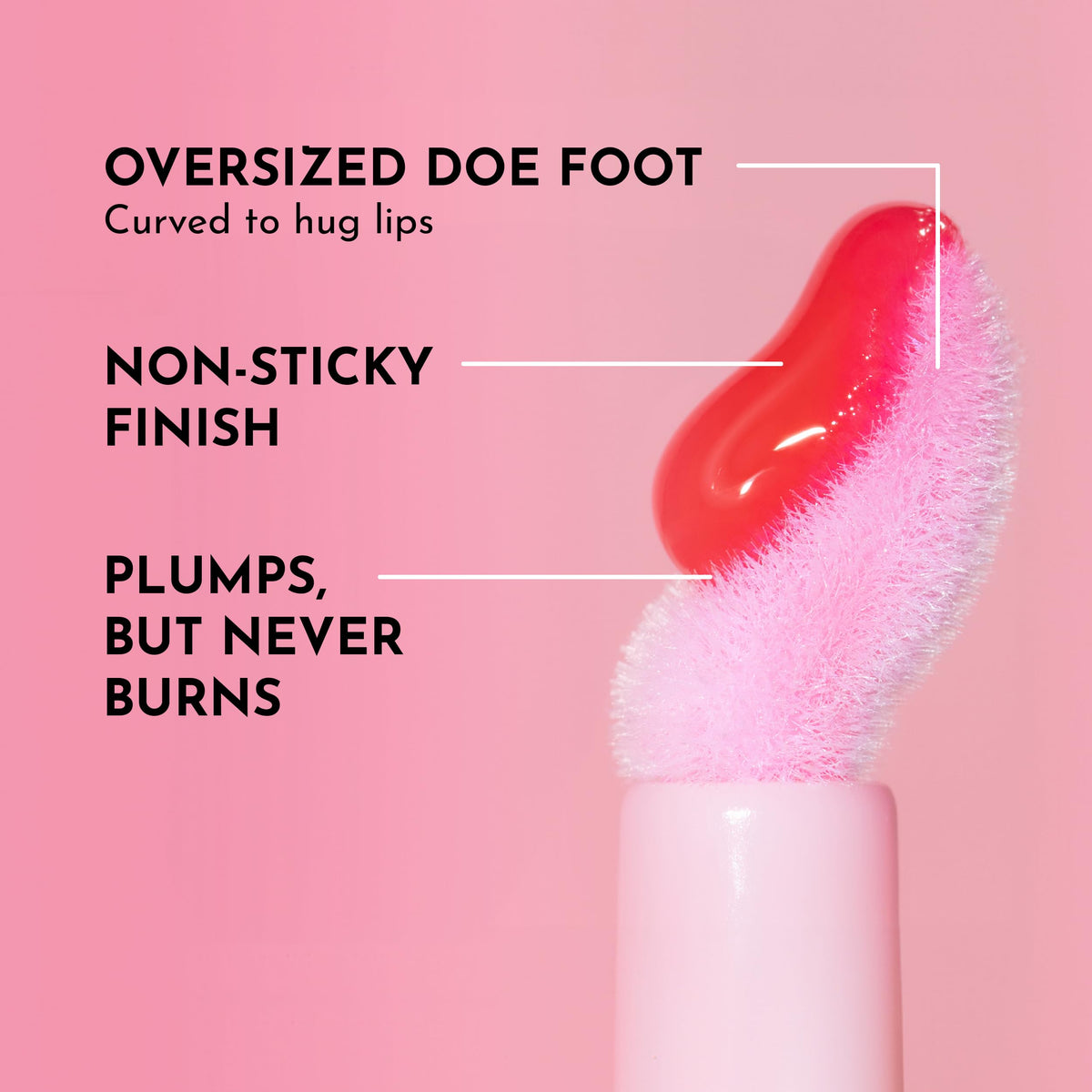 Lawless swatch texture on skin showing glossy sheen and hydration benefit