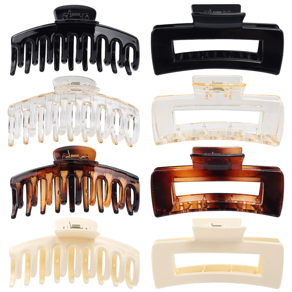LAXIZAR front packaging showing eight mixed clips and colors, organized neatly