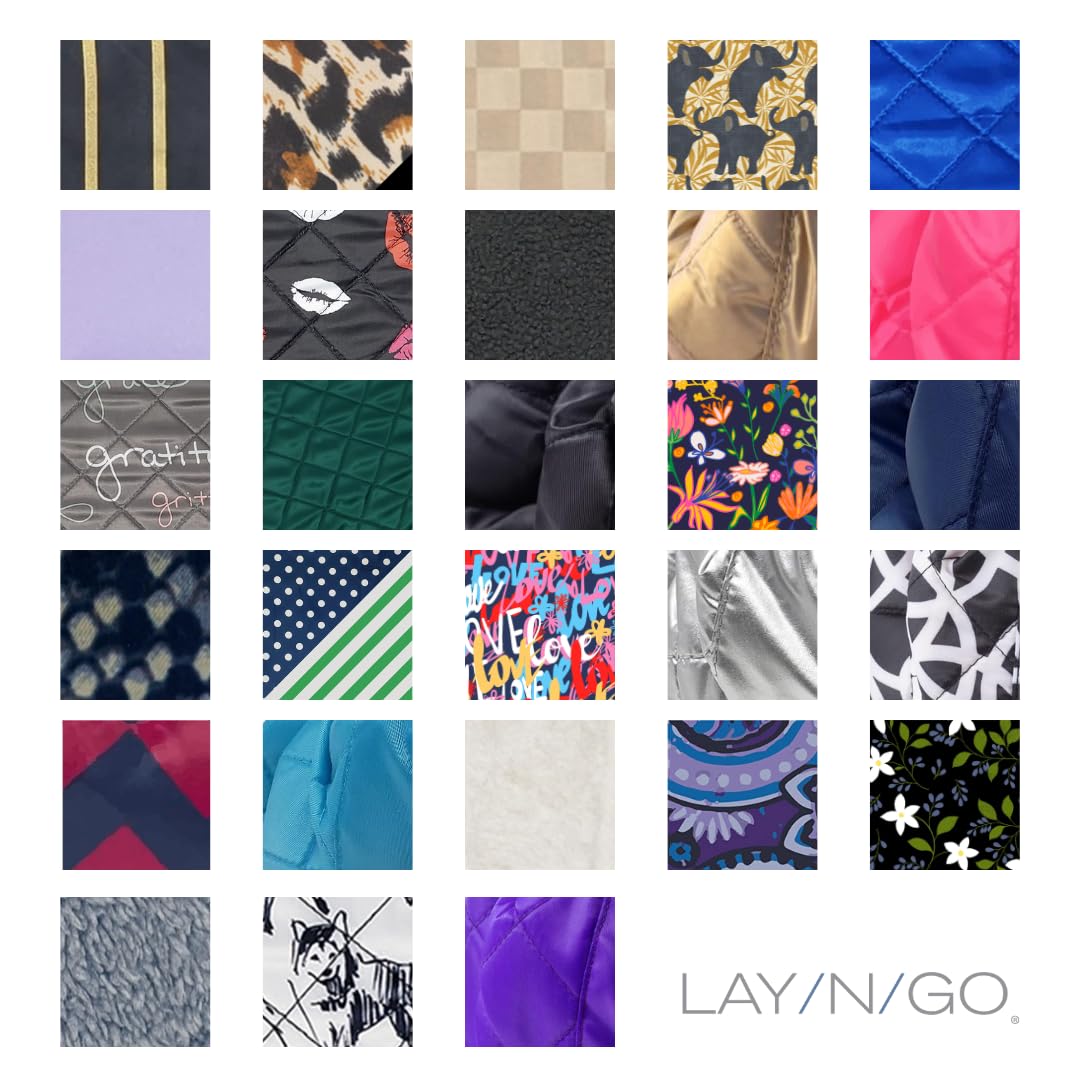 Lay-n-Go Cosmo water-resistant fabric texture resisting spills and stains