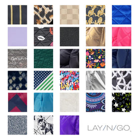 Lay-n-Go Cosmo water-resistant fabric texture resisting spills and stains