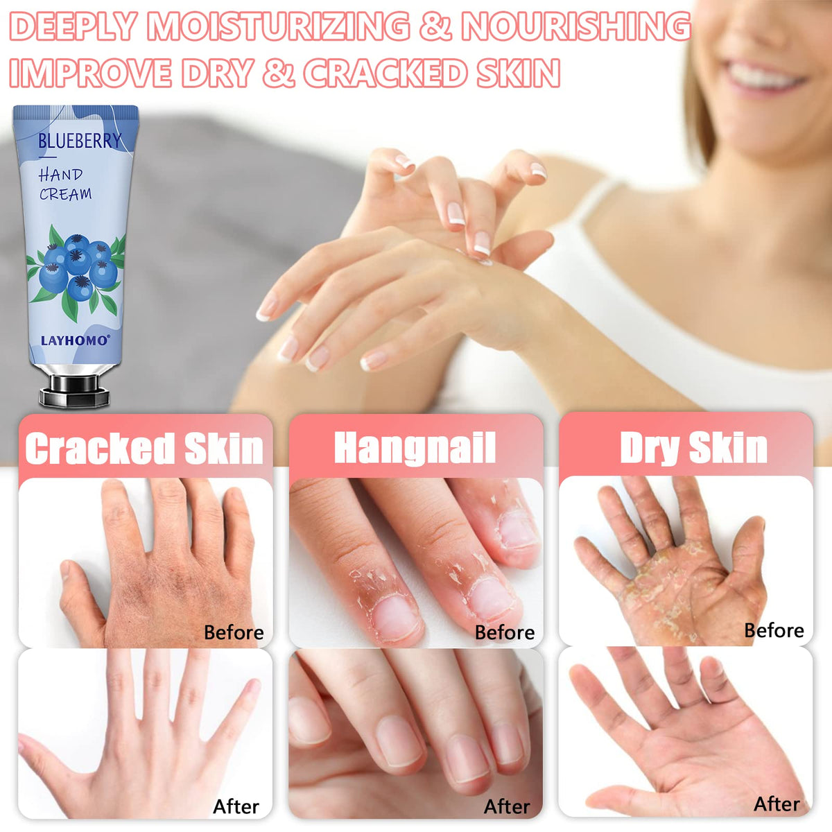Layhomo label and ingredients close-up highlighting natural plant extracts