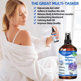 Layhomo spray used after workout to soothe tired muscles