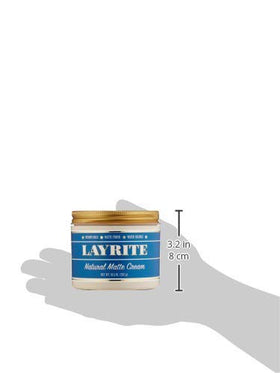 Layrite jar on shelf in bathroom lifestyle scene implying daily use benefit