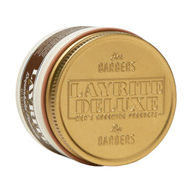 Layrite Superhold applied in hair during styling, brand helps shape high-volume looks