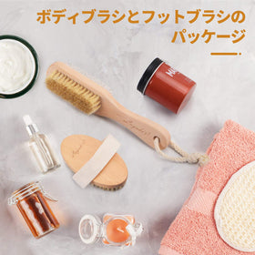 LAYUKI set staged in bathroom to show practical storage and daily routine use