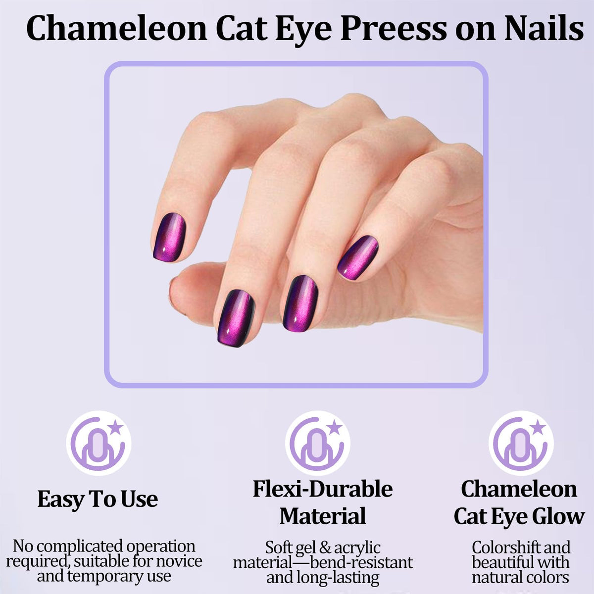 Laza close-up of cat eye gel texture showing iridescent depth and shine