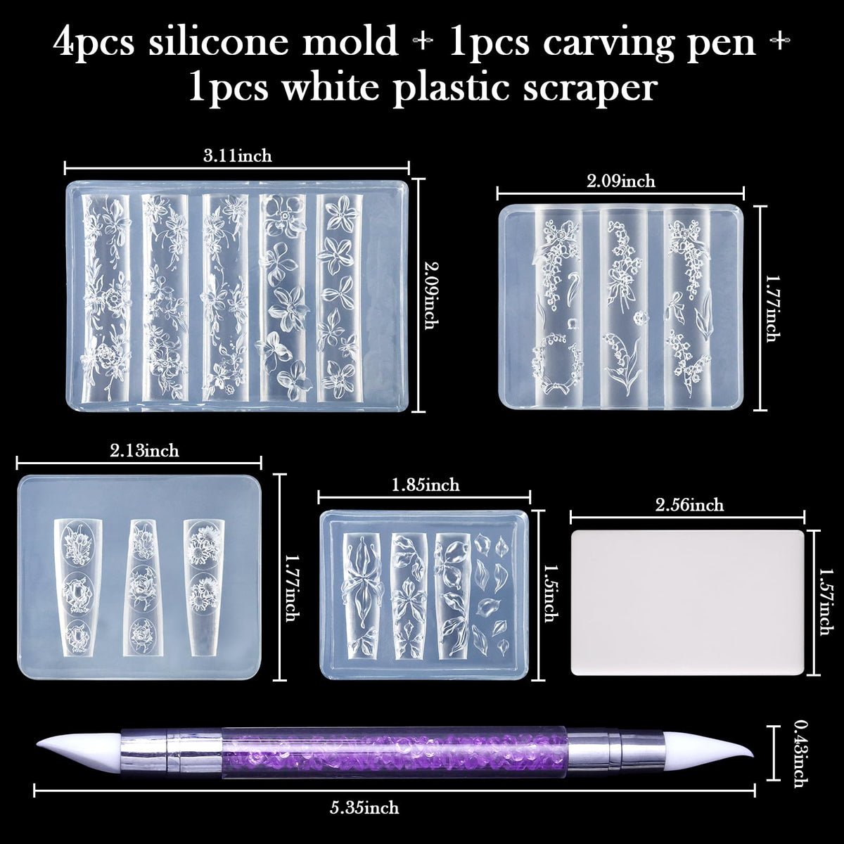 Laza double-head carving pen detail for precise pressing and shaping