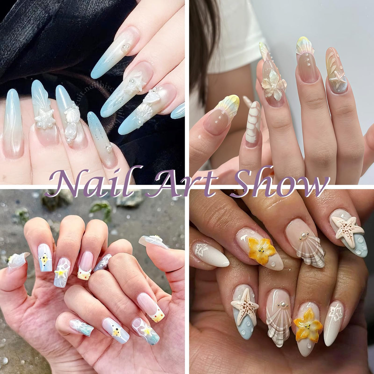 Laza lifestyle scene with beach props and manicure setup inspiring summer designs