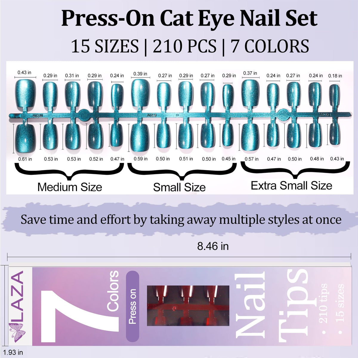 Laza seven-color layout showcasing mix-and-match styling versatility