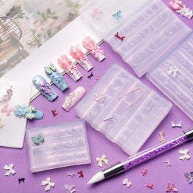 Laza kit arranged with soap and brush showing simple cleaning and reusable molds