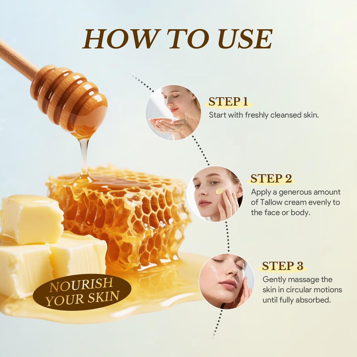 Lazibudgha balm being applied to back of hand, demonstrates moisturizing action and ease of use