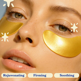 LE GUSHE side-by-side scale showing subtle under-eye improvement