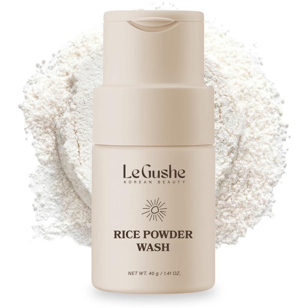 LE GUSHE front packaging showing 40g jar and label, highlights gentle exfoliation