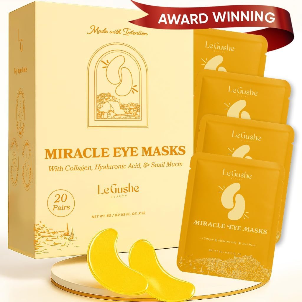 LE GUSHE front packaging view showing 20-pair pack and benefits